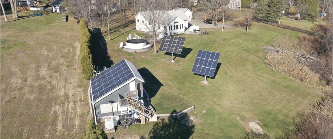 Plusieurs types d’installations solaires possibles sur le réseau — Crédit Bernard Cyr