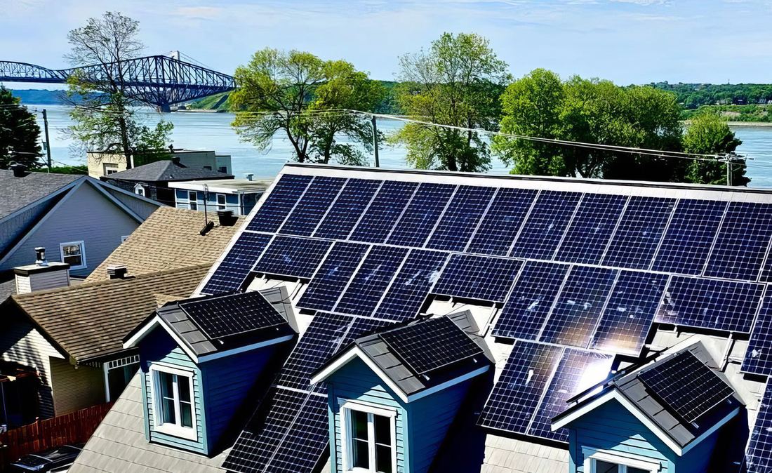 Toit solaire : Crédit Maxime Morency
